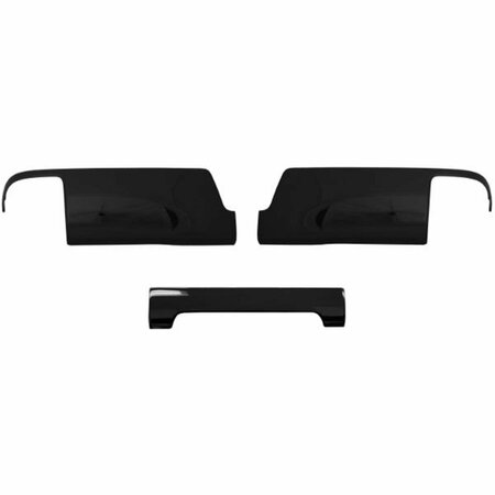 DESVIACION BK1001 Gloss Black Bumper Overlay without Sensor for 2003-2006 Lancer Mitsubishi DE3568901